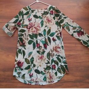 Floral tunic
